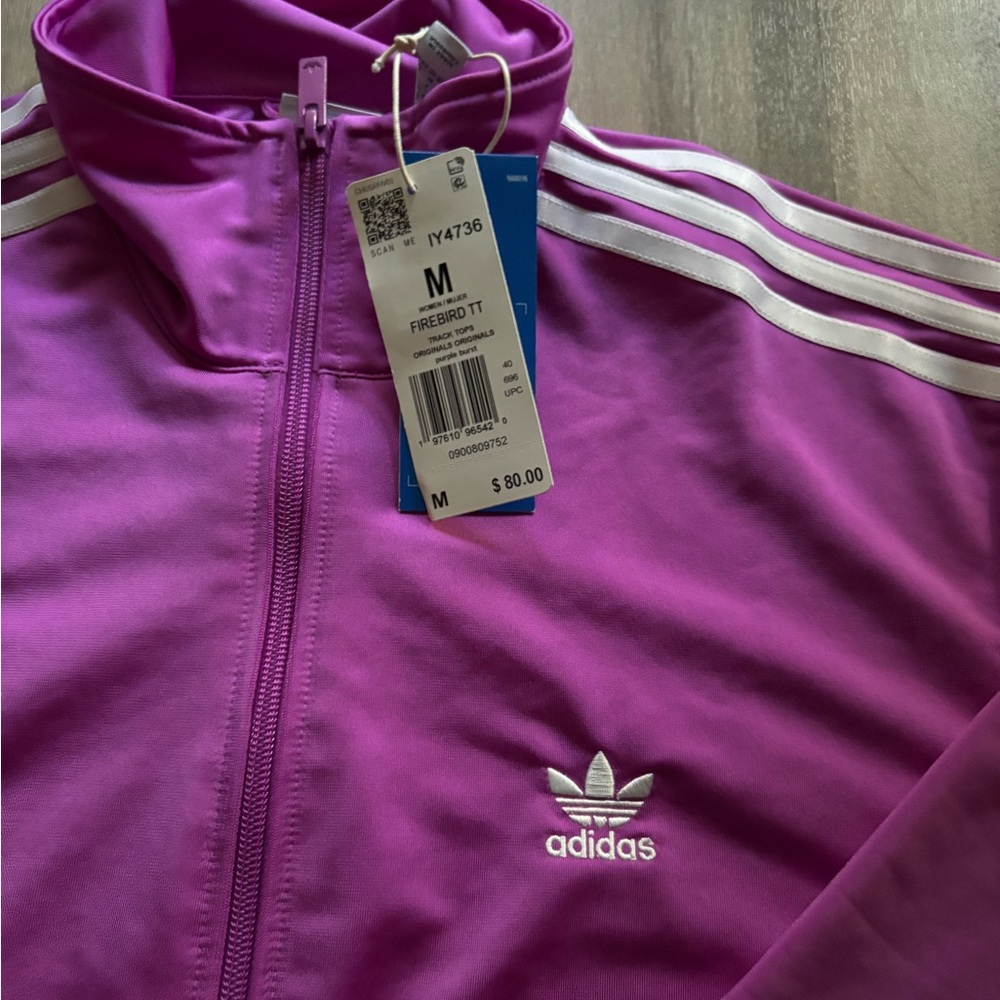 Adidas Firebird Track Jacket & Pants Set Purple Burst ADICOLOR IY4736 & IY4726 - Picture 5 of 5